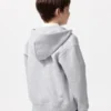 Çocuklar İçin Dry Sweat Tam Fermuarlı Kapüşonlu Sweatshirt