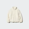 Çocuklar İçin Kabarık İplikli Polar Tam Fermuarlı Ceket