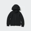 Çocuklar İçin Ultra Stretch Kuru Ter Uzun Kollu Tam Fermuarlı Kapüşonlu Sweatshirt Çocuklar İçin Ultra Stretch Kuru Ter Uzun Kollu Tam Fermuarlı Kapüşonlu Sweatshirt