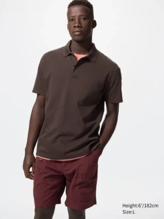 Unisex AIRism Pamuk Pike Polo Tişört
