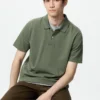 Unisex AIRism Pamuk Pike Polo Tişört Unisex AIRism Pamuk Pike Polo Tişört