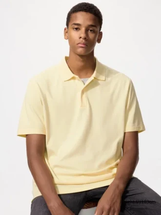 Unisex AIRism Pamuk Pike Polo Tişört
