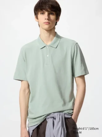 Unisex AIRism Pamuk Pike Polo Tişört