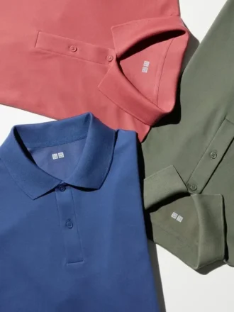 Unisex AIRism Pamuk Pike Polo Tişört