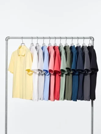 Unisex AIRism Pamuk Pike Polo Tişört