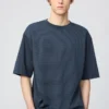 Unisex AIRism Pamuklu Oversized Çizgili Tişört