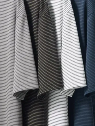 Unisex AIRism Pamuklu Oversized Çizgili Tişört