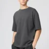 Unisex AIRism Pamuklu Oversized Tişört | Yarım Kol