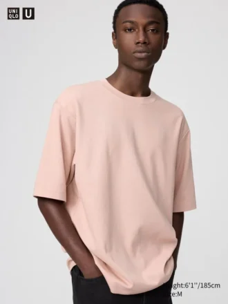 Unisex AIRism Pamuklu Oversized Tişört | Yarım Kol