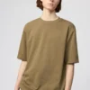 Unisex AIRism Pamuklu Oversized Tişört | Yarım Kol