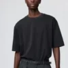 Unisex AIRism Pamuklu Oversized Tişört | Yarım Kol