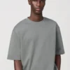 Unisex AIRism Pamuklu Oversized Tişört | Yarım Kol