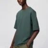 Unisex AIRism Pamuklu Oversized Tişört | Yarım Kol