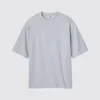 Unisex AIRism Pamuklu Oversized Tişört | Yarım Kol
