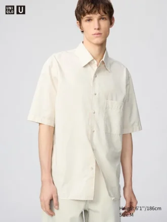 Unisex Boxy Gömlek | Kısa Kollar