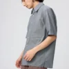 Unisex Boxy Gömlek | Kısa Kollar