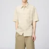 Unisex Boxy Gömlek | Kısa Kollar | Kareli