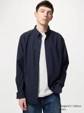 Unisex Broadcloth Gömlek | Düğmeli