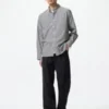 Unisex Broadcloth Gömlek | Düğmeli | Kareli Unisex Broadcloth Gömlek | Düğmeli | Kareli