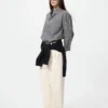 Unisex Broadcloth Gömlek | Düğmeli | Kareli