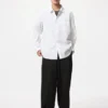 Unisex Broadcloth Gömlek | Normal Yaka | Çizgili Unisex Broadcloth Gömlek | Normal Yaka | Çizgili