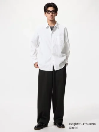Unisex Broadcloth Gömlek | Normal Yaka | Çizgili