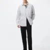 Unisex Broadcloth Gömlek | Normal Yaka | Kareli Unisex Broadcloth Gömlek | Normal Yaka | Kareli