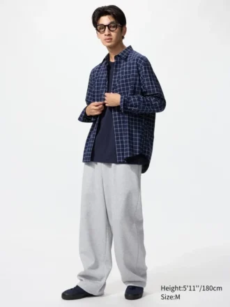 Unisex Broadcloth Gömlek | Normal Yaka | Kareli