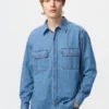 Unisex Denim Gömlek Unisex Denim Gömlek