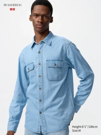 Unisex Denim Gömlek