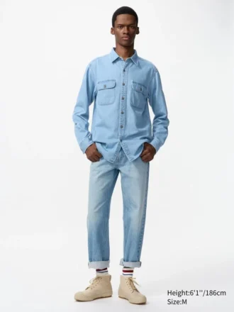 Unisex Denim Gömlek