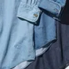 Unisex Denim Gömlek