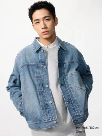 Unisex Denim Trucker Ceket