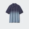 Unisex Dry Pique Çizgili Polo Yaka Tişört | Panel