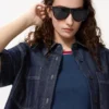 Unisex Düz Üst Güneş Gözlükleri