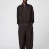Unisex Fırçalanmış Geniş Eşofman Altı
