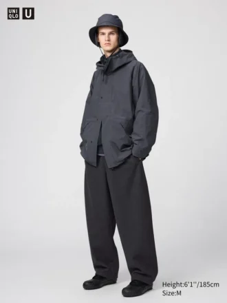 Unisex Fırçalanmış Geniş Eşofman Altı
