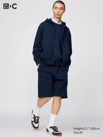 Unisex Geniş Sweat Şortlar