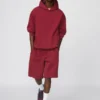 Unisex Geniş Sweat Şortlar