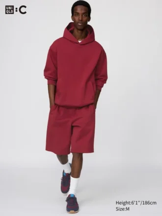 Unisex Geniş Sweat Şortlar