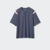 Unisex Henley Yaka Tişört Unisex Henley Yaka Tişört