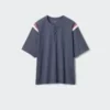 Unisex Henley Yaka Tişört