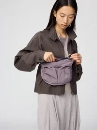 Unisex Katlanabilir Cepli Çapraz Askılı Çanta