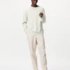 Unisex Keten Karışımlı Bol Pantolon