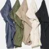 Unisex Keten Karışımlı Bol Pantolon