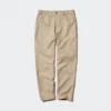 Unisex Keten Karışımlı Bol Pantolon