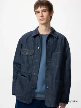 Unisex İşlevsel Ceket | Denim