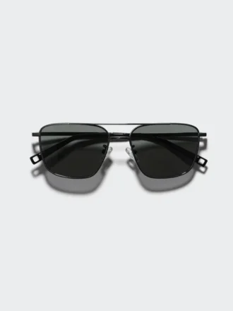 Unisex Metal Çift Köprülü Güneş Gözlükleri