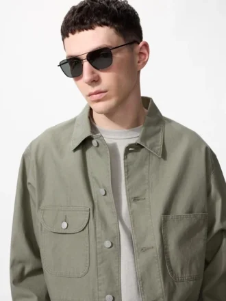 Unisex Metal Çift Köprülü Güneş Gözlükleri