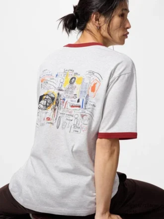 Unisex Ny Pop Art UT Grafik Tişört | Jean-Michel Basquiat